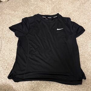 Nike Women's Black Short Sleeve dri fit Tee